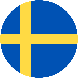 علم دولة السويد (  )