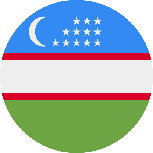 علم دولة أوزباكستان (  )