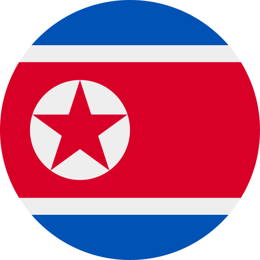 علم دولة كوريا الشمالية (  )